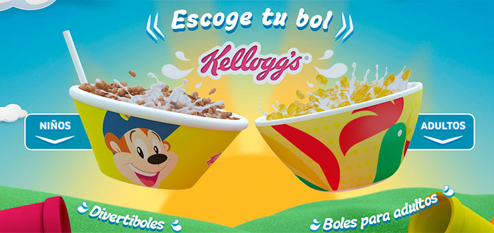 Consigue un bol Kellogg's