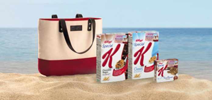 bolso de playa gratis con special k de kellogg