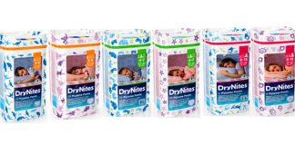 Prueba de pañales Drynites gratis calzoncillos y braguitas drynites gratis