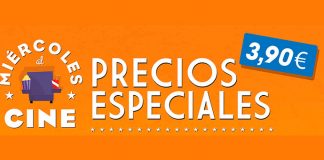 Los Miércoles al Cine por 3.90€ los miércoles al cine por 3.90 euros