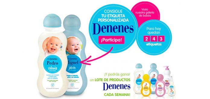 consigue tu etiqueta personalizada Denenes