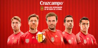 Cruzcampo Invita a una Caña cuando marque España cruzcampo invita a una cana con el primer gol de espana