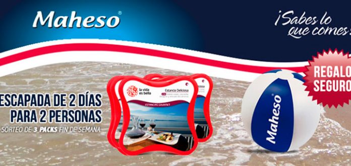 consigue una pelota de playa gratis con Maheso