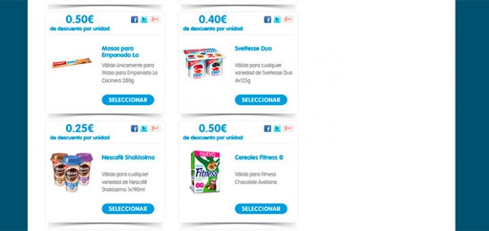 cupones de descuento Nestlé