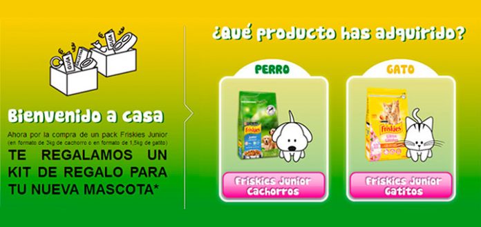 kit de regalo gratis con Friskies