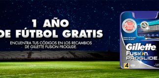 1 año de fútbol gratis con Gillette 1 año de futbol gratis con Gillette
