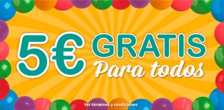 5 euros gratis en Tombola 5 euros gratis en Tombola
