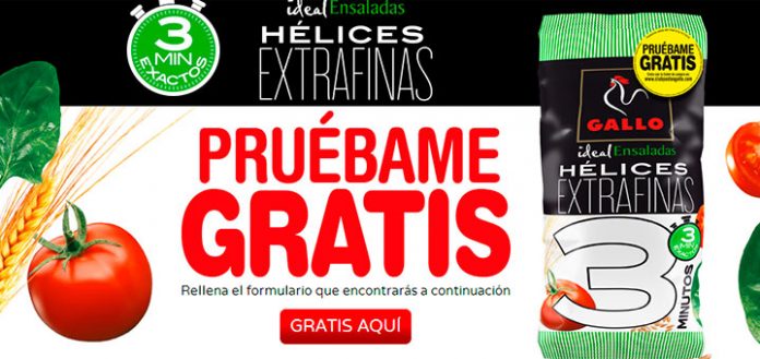 prueba gratis las helices extrafinas de Gallo