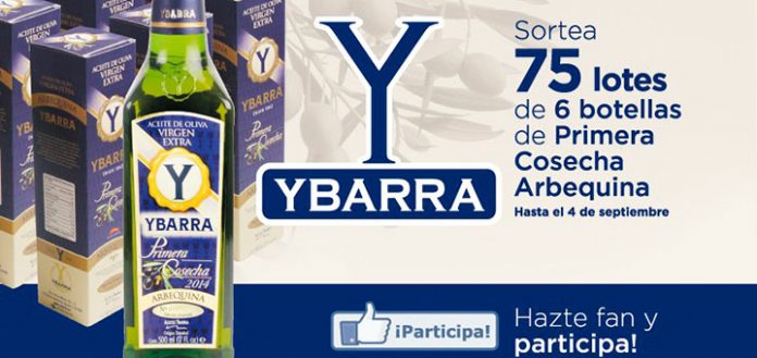 sorteo de 75 lotes de aceite de oliva Ybarra