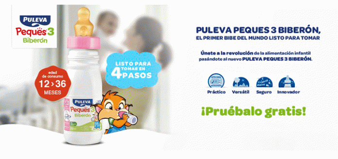 Consigue gratis Puleva Peques 3 Biberón