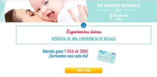 Consigue una experiencia con Johnson´s baby consigue una experiencia con Johnson´s baby