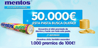 Consigue pasta por un tubo con Mentos consigue pasta por un tubo con Mentos