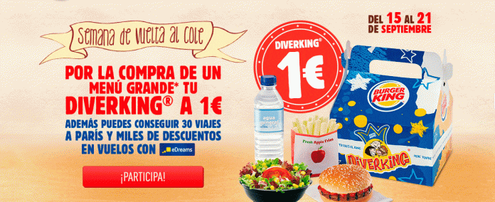 consigue viajes a Paris con Burger King