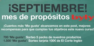 Sorteo de productos Byly sorteo de productos Byly
