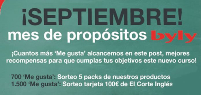 sorteo de productos Byly