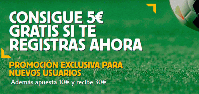 5 euros gratis con Betfair