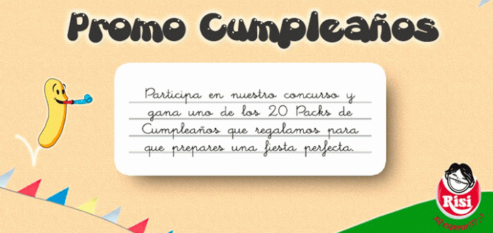 gana un pack de cumpleaños con Gusanitos