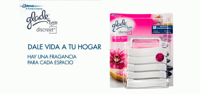 muestras gratis Glade Discreet Relax Zen