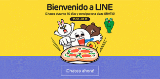 Pizzas gratis con Line pizza gratis con Line