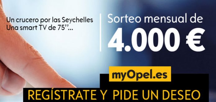 Sorteo 4000 euros opel