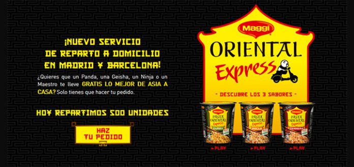 muestras gratis de pasta oriental express