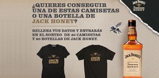Sorteo de camisetas y botellas de Jack Honey sorteo de camisetas y botellas de jack honey