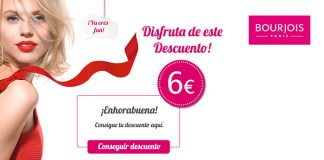 Descuento de 6 euros en productos Bourjois descuento de 6 euros en productos Bourjois