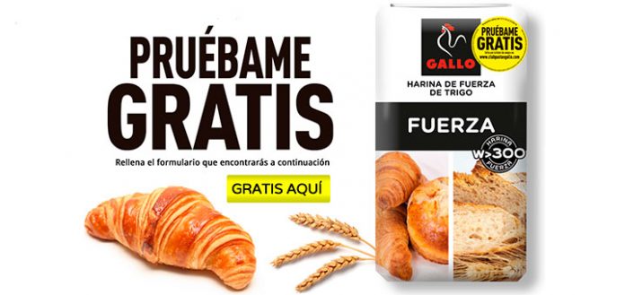 prueba gratis harina de fuerza Gallo