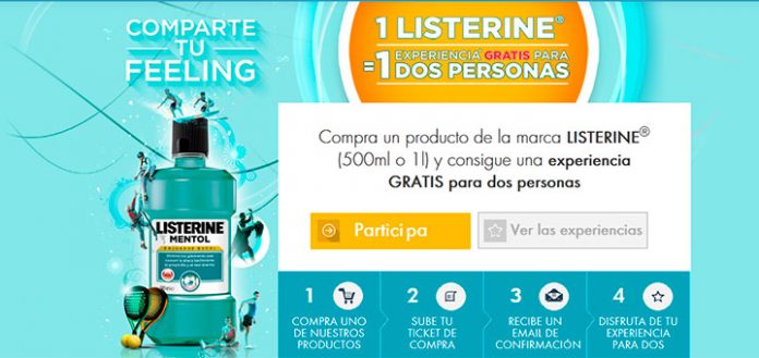 Experiencia gratis para 2 personas con Listerine