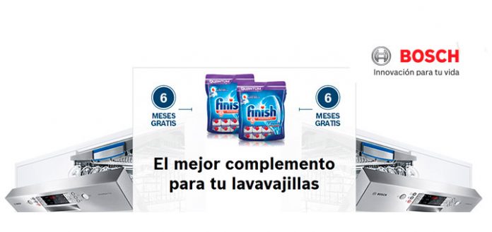 Finish gratis por la compra de un lavavajillas EcoSilence