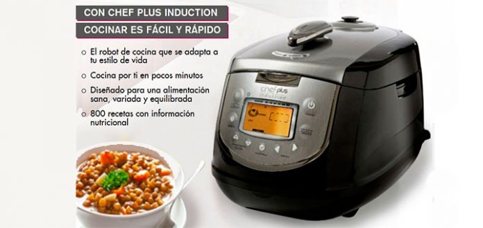 cocina con Chef Plus Induction