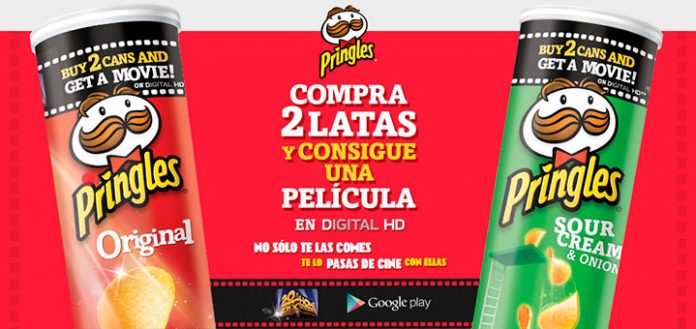 consigue una película en digital HD con pringles