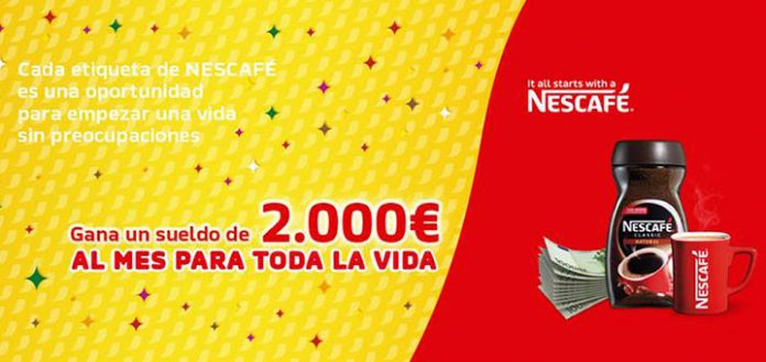 gana un sueldo para toda la vida con Nescafé