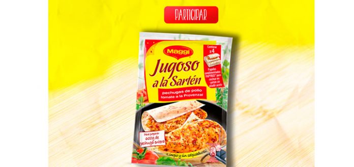 prueba gratis el nuevo Maggi jugoso a la sartén