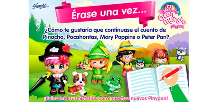 Consigue 3 de los nuevos Pinypon cuentos