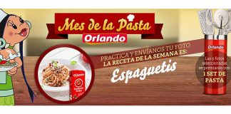 Consigue un set de pasta con Orlando Consigue un set de pasta con Orlando