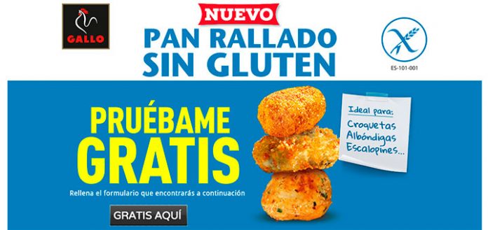 Prueba gratis Pan rallado sin gluten de Gallo