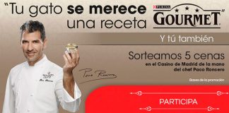 Sorteo de 5 cenas con Purina Gourmet Sorteo de 5 cenas con Purina Gourmet