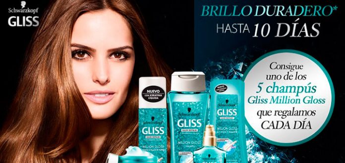 Consigue el nuevo champú Gliss Million Gloss