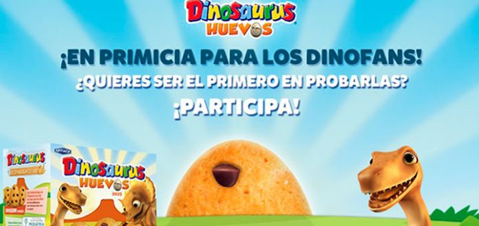 Prueba las nuevas galletas Dinosaurus Huevos