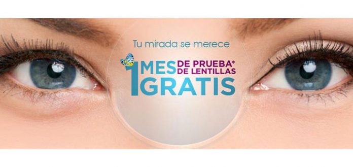 1 mes de prueba de lentillas gratis con Afflelou