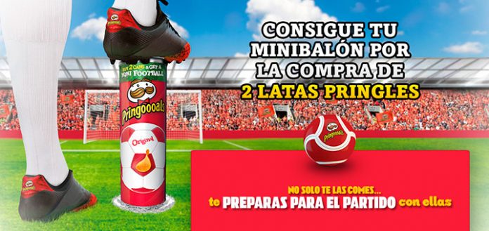 Consigue un minibalón con Pringles