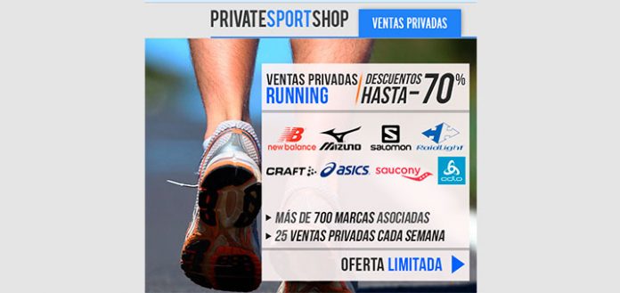 Descuentos de hasta 70% en Private Sport Shop