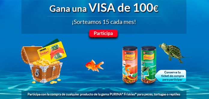 Friskies sortea VISAS de 100 euros