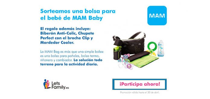 Lets Family sortea una bolsa de MAM Baby