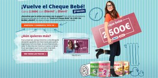 Consigue el cheque bebé de Blemil y Blevit Consigue el cheque bebé de Blemil y Blevit