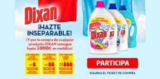 Consigue hasta 1000 euros con Dixan Consigue hasta 1000 euros con Dixan