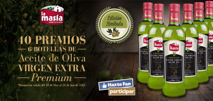 La Masía regala 40 lotes de aceite de oliva