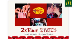2×1 en cine con McDonald’s 2x1 en cine con McDonald's