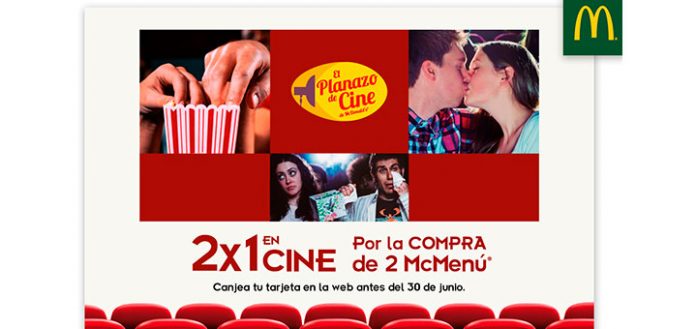 2x1 en cine con McDonald's